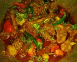 A picture of step 3 of Bengali Chicken curry.