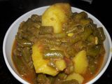 Beans aloo bhaji