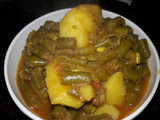 Beans aloo bhaji