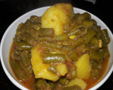 Beans aloo bhaji रेसिपी चरण 3 फोटो
