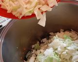 A picture of step 3 of Gluten-Free Cabbage and Bean Soup.