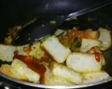 A picture of step 5 of Bread poha recipe (bread upma).