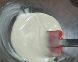 A picture of step 4 of Eggless Marble Cake.