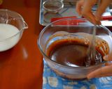 A picture of step 6 of Chocolate Creme Caramel (Chocolate Custard Pudding).