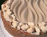 A picture of step 8 of Vegan Coffee, Chocolate, and Vanilla Panna Cotta Cake.