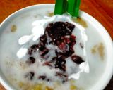 Foto langkah ke 7 dari resep Bubur ketan hitam dan kacang hijau hemat gas 5-30-7.
