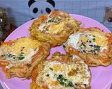 รูปขั้นตอนการทำที่ 4 ของ Potato egg Pancake