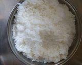 A picture of step 1 of Curd rice.