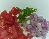 A picture of step 3 of Dhai phulkain.
