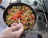 Foto del paso 3 de la receta: Arroz con verduras y bacon en 14 minutos
