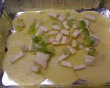 A picture of step 2 of Potato and leek bake with a bacon crumb.