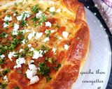Une image de l'étape 6 de Quiche thon courgettes mozzarella 😋.