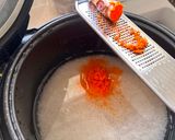 Foto del paso 8 de la receta Calabacines rellenos y arroz a la cúrcuma fresca