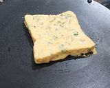 A picture of step 5 of Savory Masala Toast.