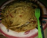 A picture of step 6 of Spaghetti beans jollof wit fish.