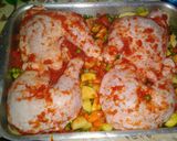 A picture of step 4 of Chicken Thighs with Vegetables Casserole.