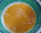 A picture of step 1 of Pad Thai Glass Noodles with Chicken Wrapped in Egg.