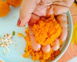 A picture of step 8 of MOTICHOOR LADOO (HOMEMADE BOONDI LADOO).