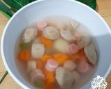 Foto langkah ke 5 dari resep Sayur sop bakso sosis bumbu simple tanpa ngulek.