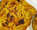 A picture of step 2 of Masala paratha.