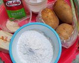 Foto langkah ke 1 dari resep 23. Cheese Long Potato Fries / Kentang Keju (week 2).