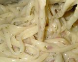 Foto langkah ke 4 dari resep Beef Fettucine carbonara.