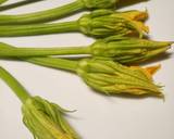 Deep fried pumpkin flowers recipe step 1 photo