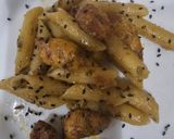Foto del paso 5 de la receta: Macarrones con mojo verde y pollo