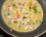 A picture of step 3 of Vegetable & Cheese Omelette.