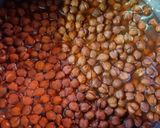 A picture of step 6 of Chana Halwa Puri.