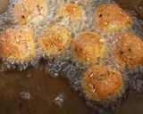 A picture of step 3 of Bran flour vada.