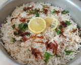 A picture of step 10 of White Mughlai Biryani.