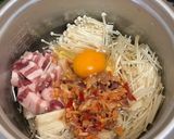 รูปขั้นตอนการทำที่ 1 ของ หมกเห็ดเข็มทองใส่ไข่