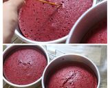Foto langkah ke 7 dari resep Red Velvet Faultline Cake.