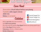 Foto langkah ke 11 dari resep Cake / Bolu sehat 2 bahan BELVITA + YOGURT.
