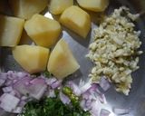 A picture of step 4 of Moringa flowers cutlets.