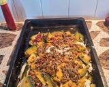 Foto del paso 12 de la receta: Lasaña de zapallitos rellena con atún y carne, espinaca 🥬🥩
