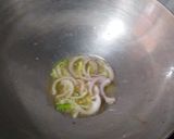 A picture of step 7 of Manchurian frankie roll.