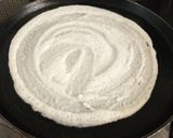 A picture of step 4 of Hyderabadi Upma Dosa.