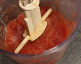 Une image de l'étape 1 de Gaspacho de pastèque 🍉 au chèvre 🐐 frais.