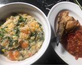 Foto langkah ke 4 dari resep Bubur Manado (dari nasi).