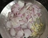 A picture of step 1 of Sprouted chavli (black eyed beans)usal.