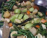 A picture of step 2 of Labra - A Bengali Classic.