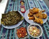 Foto langkah ke 9 dari resep Ayam Betutu Daun Singkong.