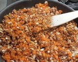 Une image de l'étape 3 de Aubergines farcies aux légumes et fromage de chèvre.