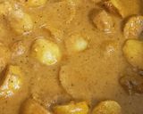 A picture of step 7 of Dum aloo.