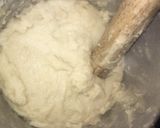 A picture of step 3 of Semovita tuwo🍚.
