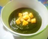 Foto del paso 11 de la receta: Sopa crema de espinaca con queso y pan tostado con ajil Miriam