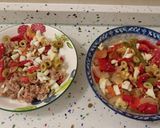 Foto del paso 8 de la receta Empanada vegetal y de atún con ensalada de pasta sin gluten