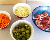 Kelbimbós sárgarépás tejfölös sertésragu recept fázis 1 fotója
